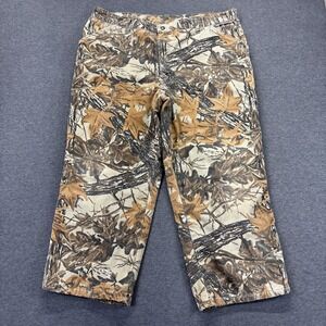 Duxbak Pants Mens 42x26 Realtree Camo Thinsulate Insulated Hunting Green Brown
